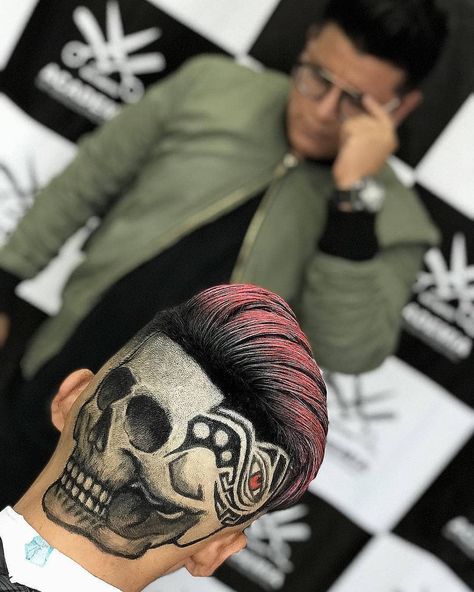 Hair Tattoo Designs, Nba Haircuts, Man Bun Hairstyles, Shaved Hair Designs, Haircut Pictures, Men Hair Color, Haircut Designs, Hair Tattoos, Fun Photos