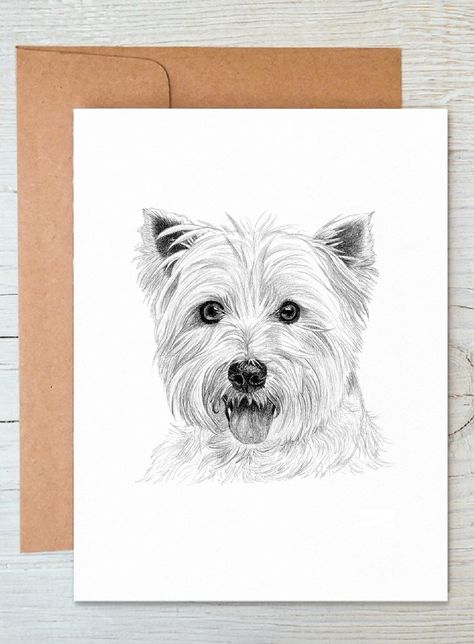 Westie Tattoo, Westie Art, Dogs Painting, Painted Crafts, Dog Memorial Tattoos, Pirate Tattoo, Dog Anatomy, Dog Sketch, Highlands Terrier