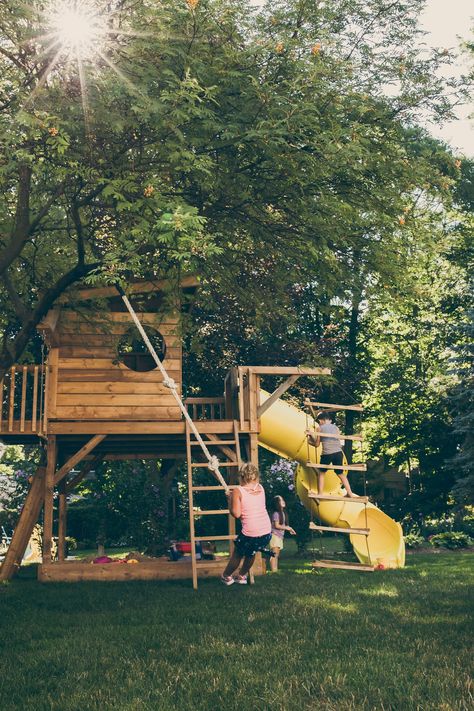 Sandbox Playset DIY Downloadable PDF Plans Outdoor Wood - Etsy Australia Playset Diy, Playset Plans, Playhouse Plans, Tree House Plans, Tree House Diy, Diy Playhouse, Build Plans, Rock Climbing Wall, Playhouse Outdoor