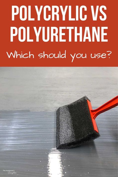 Are polycrylic and polyurethane the same thing? When should you use one or the other? In this article, we'll explore each of these finishes. Polyurethane Over Paint, How To Apply Polyurethane, Mandala Design Pattern, Beginner Woodworking Projects, Diy Furniture Projects, Woodworking Techniques, Flipping Furniture, Redo Furniture, I Choose