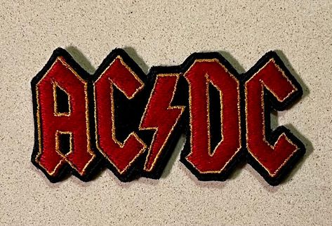 Here at MR.patches we like to have fun and bring you high quality embroidery patches. These designs are not product authentic patches nor do they claim to be! There simply fan art designs that are purchased here on Etsy or from other sites. Then hours are put in to bring you these well cut out beautiful patches to enjoy!  This AC/DC rock and roll band patch came out great! Good detail and nice vibrant colors!  Patches are machine made with fusible adhesive backing. Iron on or sew on fabric appli Band Patches Diy, Patches Aesthetic, Metal Patches, Steal This Album, Cloth Badges, Band Patches, Rock Aesthetic, Birthday Party Design, Cool Patches