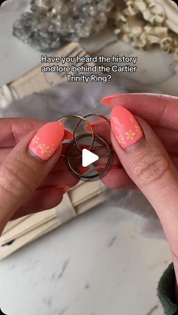 Your Curated Atelier on Instagram: "Did you know the story behind the Cartier Trinity Ring? 💍  @maejeanvintage reveals the history of this iconic piece.   Comment below with your favorite Cartier item! #CartierTrinityLove #TimelessElegance #JewelryHistory" Trinity Cartier, Trinity Engagement Ring, Cartier Trinity Ring, Duke Of Windsor, Trinity Ring, Small Rings, Cartier Ring, Engraved Rings, Stacking Rings