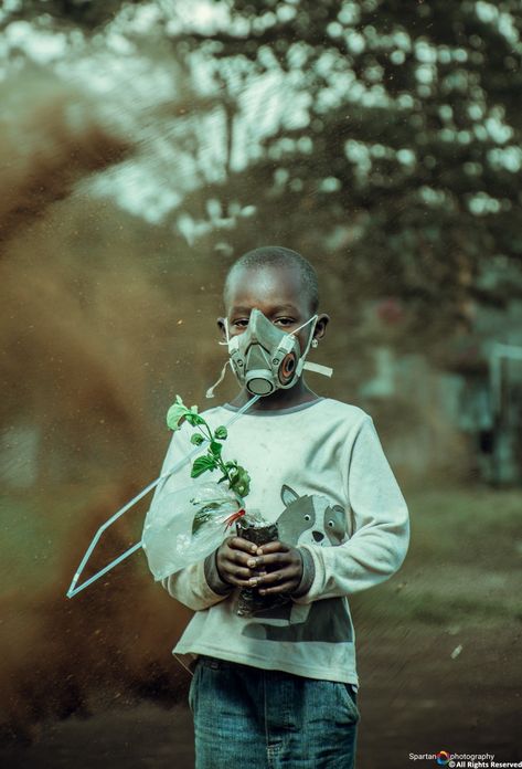 The smoke particles that we see, however, are particulate pollution which can coat the leaf surface, reducing photosynthesis. These particulates can also clog stomatal pores, reducing gas exchange in the leaf. These effects are bad for plants. Cigarette smoke, and some other smokes, also contain tar which can clog stomatal pores. Pet Recycling, Marine Pollution, Iconic Artwork, Climate Action, Documentary Photographers, Forest Fire, Cool Poses, African Countries, Social Change