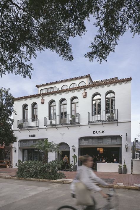 Santa Barbara Hotels, Downtown Santa Barbara, Open Hotel, Folding Glass Doors, Terracotta Roof, Glamping Resorts, San Jose Del Cabo, California Surf, Handcrafted Decor