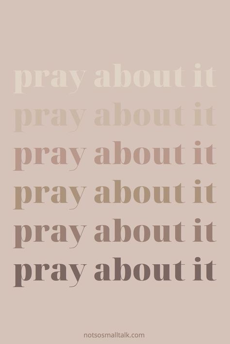 Pray About It, Coran Quotes, Small Talk, Self Love Quotes, Uplifting Quotes, Verse Quotes, Do You Feel, Bible Inspiration, Bible Verses Quotes