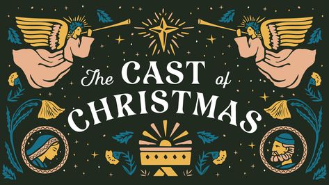 Don’t miss our holiday series The Cast of Christmas: A Fresh Look at the Nativity. Christmas Graphic Design, Church Graphics, Christmas Church, The Nativity, Christmas Graphics, Christmas Inspo, Church Design, Christmas Night, Christmas Nativity