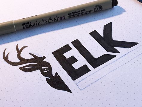 Elk Sketch Elk Sketch, Elk Images, Peak Logo, Web Design Typography, Moose Antlers, Shirt Print Design, Passion Project, Cabin Life, Typography Letters