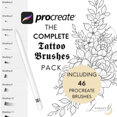 ✅⬆️CLICK THE LINK!!⬆️ Download these amazing Procreate brushes for tattoo sketch, linework, fineliner, dotwork, stipple, shading and whipeshade! . #Hessen #Tattoo_Design_Procreate #Tattoo_Procreate_Brushes #Procreate_Brushes_Free_Download Tattoo Design Procreate, Procreate Tattoo Brushes, Ipad Inspiration, Procreate Brushes Download, Tattoo Tutorial, Procreate Tattoo, Brush Tattoo, Shading Brush, Tattoo Shading