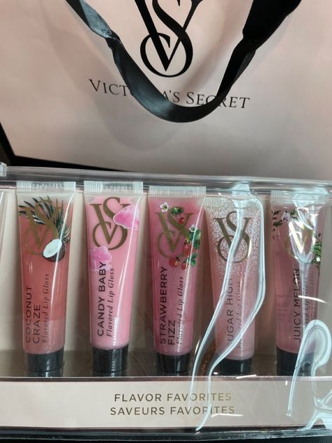 Vs Lip Gloss, Victoria Secret Lip Gloss, Profumo Victoria Secret, Victoria's Secret Aesthetic, Red Lip Gloss, Shine Lip Gloss, Victoria's Secrets, Flavored Lip Gloss, Victoria's Secret Angel