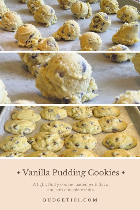 Vanilla Pudding Chocolate Chip Cookies Homemade Gift Ideas For Christmas, Pudding Chocolate Chip Cookies, Vanilla Pudding Cookies, Recipes Copycat, Dump Recipes, Chocolate Chip Pudding, Chocolate Chip Pudding Cookies, Homemade Mixes, Cheap Recipes