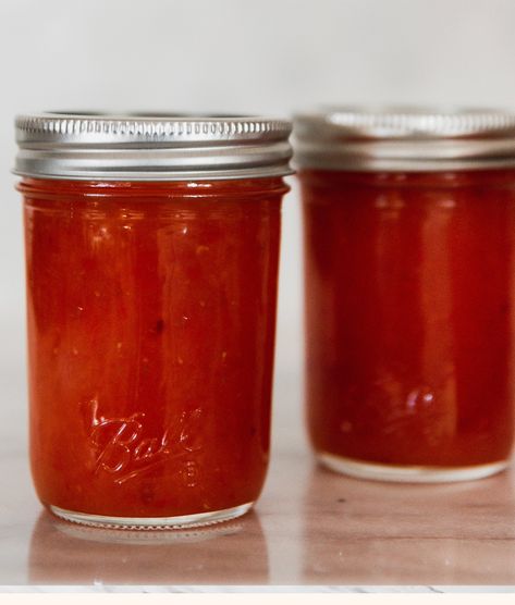 Sweet Pineapple Chili Sauce Recipe | Ball® Mason Jars Chili Sauce Recipe Canning, Pineapple Chili, Sauce For Eggs, Sweet Chili Sauce Recipe, Canning Tomatoes Recipes, Pineapple Sauce, Chili Sauce Recipe, Hot Chili Sauce, Sweet And Spicy Sauce