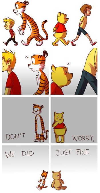 . Funny Comic Strip Ideas, Calvin Und Hobbes, Winnie The Pooh And Tigger, Pooh And Tigger, Calvin And Hobbes, Cute Comics, Disney And Dreamworks, Disney Love, Comic Strip