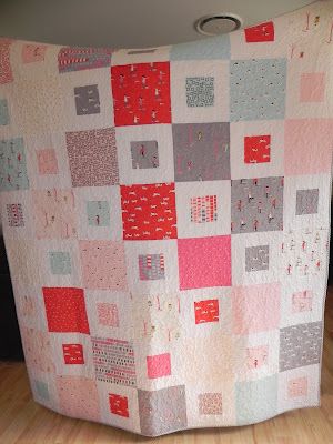 Building Block Quilt Pattern, Novelty Fabric Quilt Patterns, Focus Fabric Quilts, Scrappy Quilt Patterns Free, Calico Quilt, Bed Quilt Patterns, Square Quilts, Quick Quilts, Kid Quilts