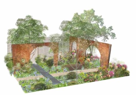 The Mothers for Mothers Garden, 'This Too Shall Pass', All About Plants, Designed by Pollyanna Wilkinson. RHS Chelsea Flower Show 2022. Japanese Forest, Chelsea Garden, Water Collection, Chelsea Flower, Pot Designs, Backyard Garden Design, All About Plants, Chelsea Flower Show, Balcony Garden