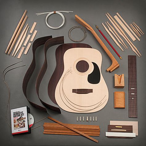 DIY Kits Stew Mac Acoustic Guitar Chords, Acoustic Guitar Lessons, Guitar Diy, Learning Guitar, Guitar Kids, Stratocaster Guitar, Guitar Lessons For Beginners, Guitar Scales, Guitar Kits