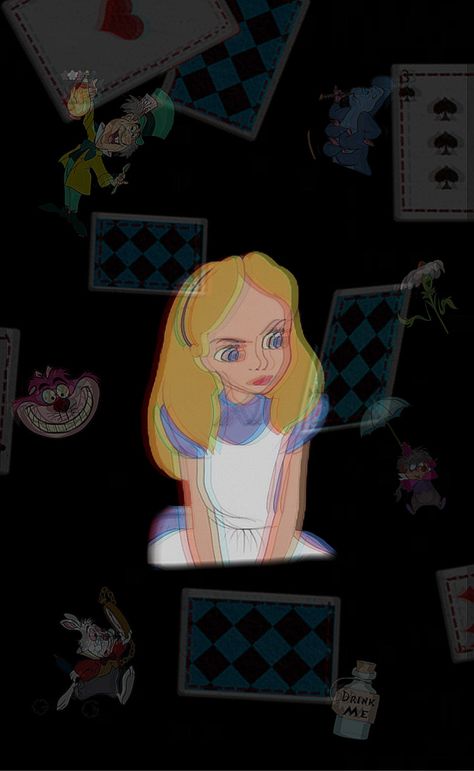 #aliceinwonderland #wallpapers #disney #art #disneyworld #drugs Alice In Wonderland Phone Wallpaper, Alice In Wonderland Lockscreen, Dark Disney Aesthetic, Alice In Wonderland Wallpaper, Wonderland Wallpaper, Wallpapers Disney, Alice In Wonderland Aesthetic, Dark Disney, Guitar Pics