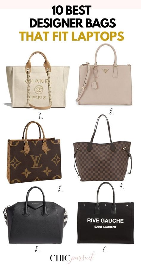 Everyday Bags For Women Designer, Classy Luxury Bags, Nice Bags For Women, Best Designer Work Bags, Louis Vuitton Work Bag, Designer Laptop Bag Woman, Office Bags For Women To Work Classy, Classy Laptop Bags For Women, Corporate Bags Women