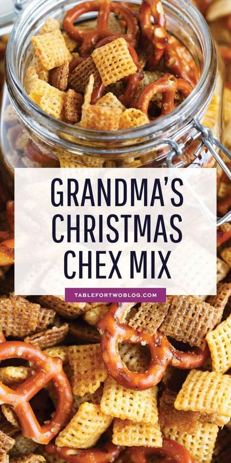 Chex mix made at home is great year round especially when you have the craving for a snack! It's so much better than store-bought because YOU control what ingredients go into your chex mix! Chec Mix Recipe, Christmas Chex Mix, Homemade Chex Mix Recipe, Chex Mix Recipes Original, Christmas Snack Mix, Chex Recipes, Chex Mix Christmas, Homemade Chex Mix, Chex Mix Recipe