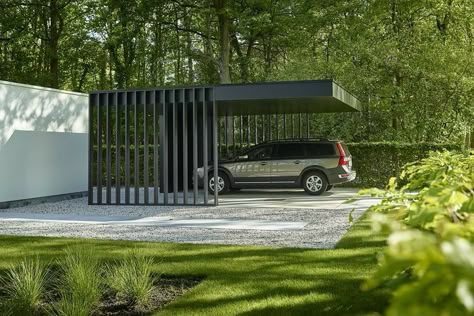 Car Porch Design, Carport Modern, Modern Carport, Car Shed, Pergola Carport, Car Shelter, Carport Garage, Carport Designs, Pergola Design