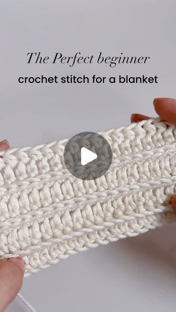 Veronica | Crochet Patterns & Tutorials on Instagram: "Calling all crochet enthusiasts! 🌟 Have you ever experimented with crocheting in the 3rd loop of a HDC? It’s my favorite when it comes to making EASY blankets. Incredibly simple, wonderfully draping and oh so relaxing. 😍 But here’s what I’m pondering. I have this desire to design a pattern, for a throw using this stitch. What are your thoughts? Would you be excited about snuggling up in a blanket crocheted with this stitch? Let me know in the comments! Veronica 🤎 #crochetwithvero #crochet #crochetaddict #crochetersofinstagram #crochetinspiration #crochetpattern #crochetlover #crocheting #crochetblanket" Starter Crochet Blanket, Crochet Blanket Simple Easy Patterns, Basic Stitches Crochet, Fast Working Crochet Blanket, Best Crochet Stitch For Baby Blanket, Easy Crochet Throw Blanket For Beginners, Loose Stitch Crochet Blanket, Fast Blanket Crochet Pattern, Easy Crochet Stitches For Beginners Videos