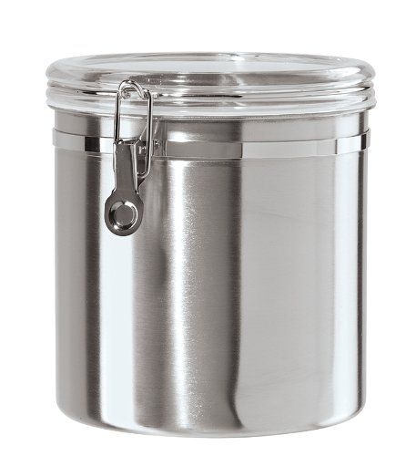 Oggi Jumbo Stainless Steel Kitchen Canister Kitchen Storage Canisters, Kitchen Canister Set, Stainless Kitchen, Metal Canisters, Kitchen Pantry Storage, Food Storage Container Set, Airtight Food Storage, Airtight Food Storage Containers, Kitchen Storage Containers