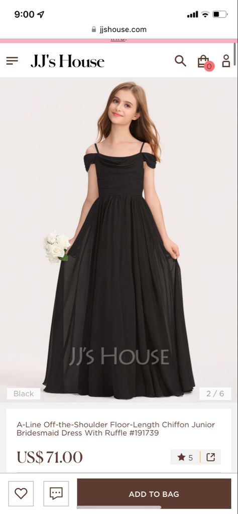 Black Jr Bridesmaid Dresses, Black Junior Bridesmaid Dress, Jr Bridesmaid, Junior Bridesmaids, Girls Bridesmaid Dresses, Maid Of Honour Dresses, Black Satin Dress, Black Bridesmaid Dresses, Junior Bridesmaid Dresses