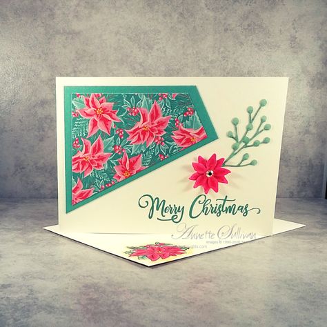 Quadrangle Cards for Christmas – Lavender Thoughts Quadrangle Cards, Cards For Christmas, Christmas Poinsettia, Interactive Cards, Fun Fold Cards, Folded Cards, The Flowers, Poinsettia, All Things Christmas