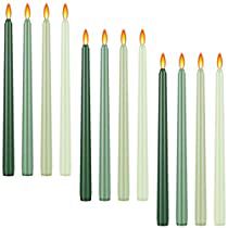 Check this out! Colored Taper Candles, Clear Glass Candle Holders, Tapered Candle, Tapered Candles, Wedding Home Decor, Sandalwood Scent, Coloured Candles, Burning Candles, Candlelit Dinner