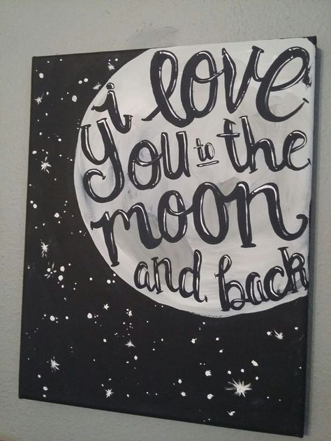 #love #painting #canvas  #moon I love you to the moon and back Love Painting Canvas, Xmas Photography, Easy Canvas Painting Ideas, Canvas Painting Ideas, Noel Art, Simple Canvas Paintings, Easy Canvas, Winter Decoration, Cute Canvas Paintings