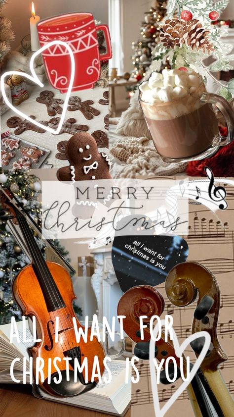 my new christmas wallpaper 🫶🏼❤️❄️for violin & music lovers💕🎶 #christmas #christmaswallpaper #aesthetic #aestheticwallpaper #wallpaper #phonewallpaper #violin #violinlover #musiclover #violinwallpaper Violin Wallpaper, Christmas Violin, Violin Aesthetic, Christmas Aesthetic Wallpaper, Violin Music, Christmas Aesthetic, Christmas Wallpaper, Aesthetic Wallpaper, Music Lovers