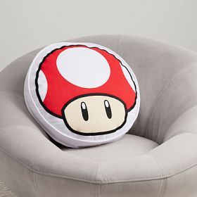 Super Mario™ Super Mushroom 1-Up Mushroom Reversible Pillow Dorm Wishlist, Credit Card Online, Email Branding, Mark And Graham, Plush Pillow, Pottery Barn Teen, Monogrammed Items, Planner Design, Boy Room