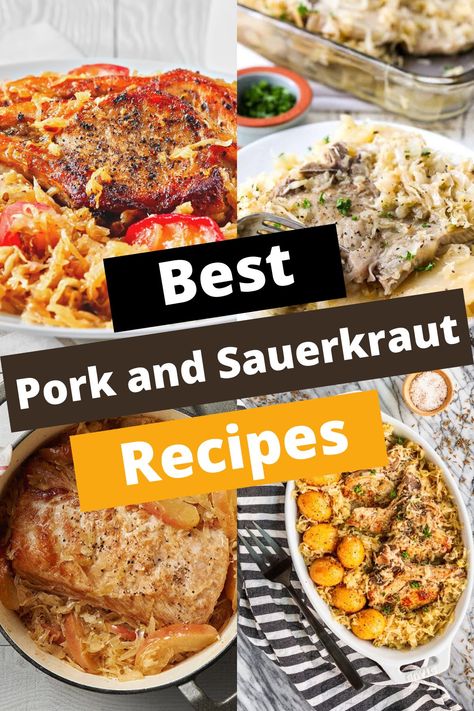 TOP 10 PORK AND SAUERKRAUT RECIPES FOR FLAVOR Pork Roast And Sauerkraut Crock Pot Recipes, Sauerkraut And Pork Recipes, Baked Pork And Sauerkraut, Pork Chop Sauerkraut Recipes, Leftover Pork And Sauerkraut Recipes, Pork Chops And Sauerkraut Crockpot, Pork Shoulder And Sauerkraut, Pork Chops And Sauerkraut In Oven, Pork Roast And Sauerkraut Crockpot