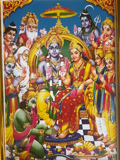 Sri Rama Pattabhishekam, Rama Pattabhishekam, Jai Sri Ram, Cute Scrapbook, Sri Ram, Sita Ram, Sri Rama, God Pictures, Ram