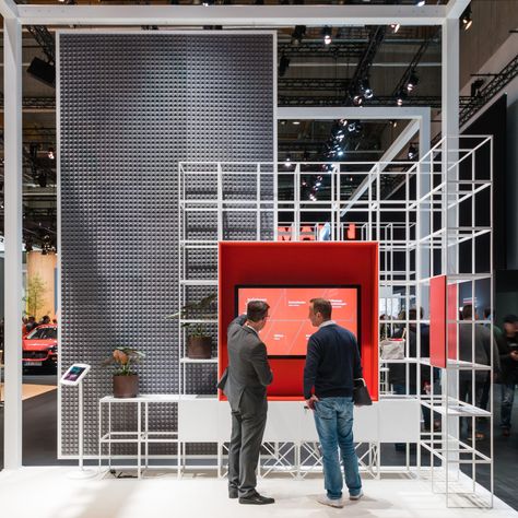 Viesmann Group at ISH Frankfurt | GRID System Library Hotel, Fair Stand, Museum Exhibition Design, Exhibition Stand Design, Exhibition Booth Design, Artistic Installation, Exhibition Display, Workspace Inspiration, Exhibition Booth