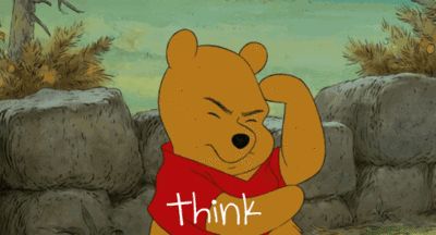 pooh bear think cute disney animated cartoons winnie the pooh gif disney cartoons disney movies Gif Kawaii, Winnie The Pooh Gif, 하울의 움직이는 성, Animiertes Gif, Animation Disney, Winnie The Pooh Quotes, Winnie The Pooh Friends, Disney Gif, Pooh Quotes