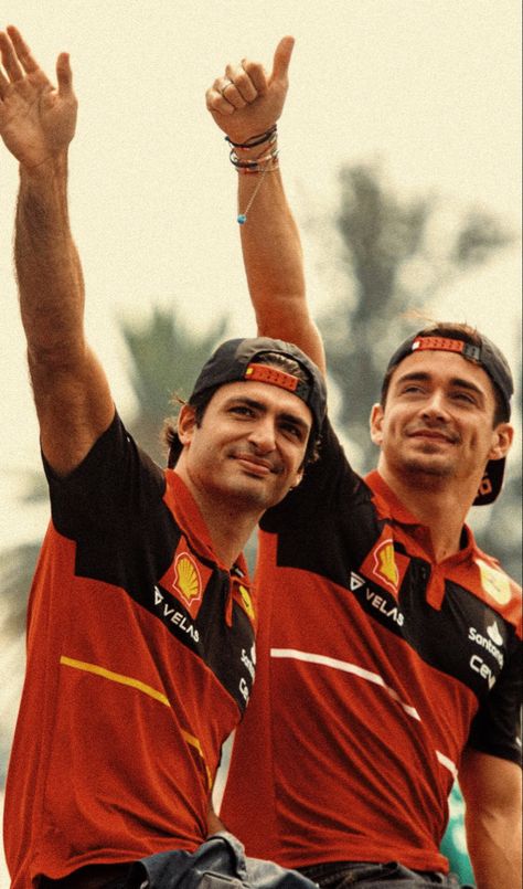 Carlos And Charles, Charles And Carlos, Forza Ferrari, Wallpaper Matching, Lord Perceval, Prince Of Monaco, F1 Wallpaper, Ferrari Poster, F1 Ferrari