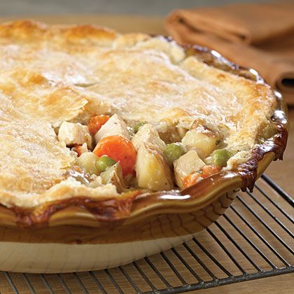 Old-Fashioned Chicken Potpie | Comfort food goes lighter in this recipe for chicken potpie. Homemade stock adds a depth of old-fashioned flavor to this classic. Homemade Chicken Pie, Potpie Recipe, Best Salisbury Steak Recipe, Individual Chicken Pot Pies, Chicken Potpie, Zesty Chicken, Homemade Chicken Pot Pie, Turkey Pot Pie, Easy Chicken Pot Pie