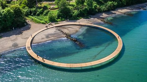 The Infinite Bridge | VisitAarhus Aarhus Denmark, Sea Sculpture, Denmark Travel, Plans Architecture, Beach House Style, Marmaris, Aarhus, Copenhagen Denmark, Landscape Architect