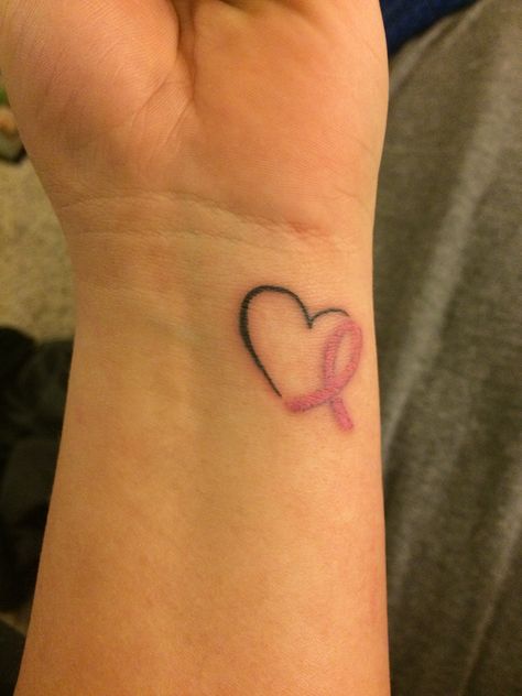 Original Tattoo Ideas, Survivor Tattoos, Grandfather Tattoo, Love Wrist Tattoo, Pink Ribbon Tattoos, Sarcoma Awareness, Lilac Tattoo, Survivor Tattoo, Mastectomy Tattoo