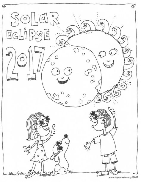 Free printable coloring page and memory keeper for the solar eclipse Eclipse Crafts, Homeschool Adventures, Eclipse Activities, Solar Eclipse Activity, Eclipse Art, Sun Coloring Pages, Solar And Lunar Eclipse, Eclipses Art, Solar System For Kids