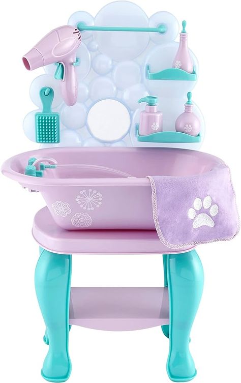 Amazon.com: Journey Girls Pet Grooming Playset with 5 Accessories for 18 Inch Dolls, Kids Toys for Ages 6 Up by Just Play : Toys & Games Journey Girl Dolls, Disney Princess Toys, Accessoires Barbie, Princess Toys, Journey Girls, Baby Doll Accessories, Get Well Soon Gifts, Baby Alive, Play Toys