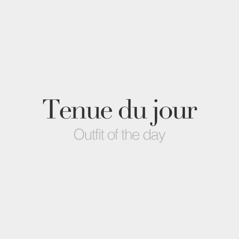 günün kıyafetiBen oui, crois-le ou non mais j'ai fait un début de pneumonie en fin de semaine, et cette tenue me dégage! French Words With Meaning, French Sayings, French Language Basics, French Words Quotes, Useful French Phrases, Learn To Speak French, Bio Ig, French Flashcards, Basic French Words