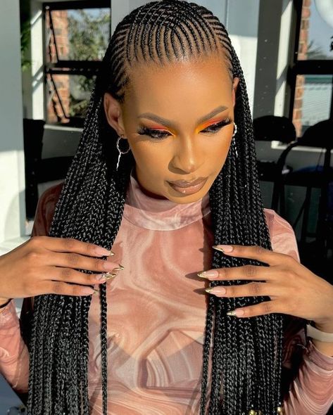 Unique And Best Cornrow Hairstyles For Ladies. Best Cornrow Hairstyles, Big Cornrows, Latest Braided Hairstyles, Latest Hair Braids, Cornrows Natural Hair, Cornrows Braids For Black Women, Hairstyles For Ladies, Hair Adviser, African Hair Braiding Styles