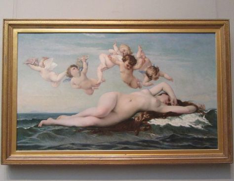 Alexandre Cabanel, Venus Art, Museum Photography, Figurative Kunst, Art Valentines, Birth Of Venus, The Frame Tv, Museum Architecture, Alphonse Mucha