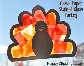 Crayons & Cuties In Kindergarten: Stained Glass Tissue Paper Turkey Project Stained Glass Turkey, Turkey Crafts Kids, Paper Turkey, Thanksgiving Crafts For Toddlers, Fun Thanksgiving Crafts, Thanksgiving Crafts Preschool, Thanksgiving Turkey Craft, Education Preschool, Easy Thanksgiving Crafts