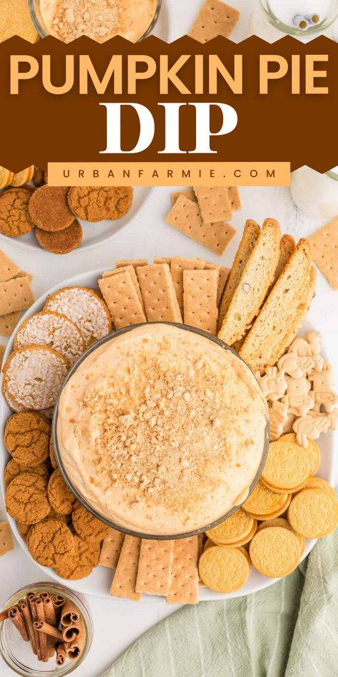 This creamy, no-bake pumpkin pie dip comes together in just 10 minutes! It’s the perfect, easy fall dessert, and your guests will devour it. Trust me – it’s a hit! Pie Crust Dip, Vegan Pumpkin Pie Dip, Pumpkin Mousse Dip, Pumpkin Pie Appetizer, Pumpkin Pie Tacos, Thanksgiving Dessert Dips, Desert Dips Recipes, Healthy Pumpkin Dip, Thanksgiving Dips