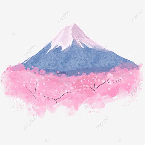 mount fuji,watercolor,tourism,japan,cherry blossoms,tourist attraction,pink,mountain,japan,mount fuji Fuji Mountain Illustration, Fuji Mountain Painting, 2024 Template, Japan Cherry Blossoms, Bridal Dinner, Japan Mount Fuji, Watercolor Blossom, Blossom Watercolor, Mount Fuji Japan