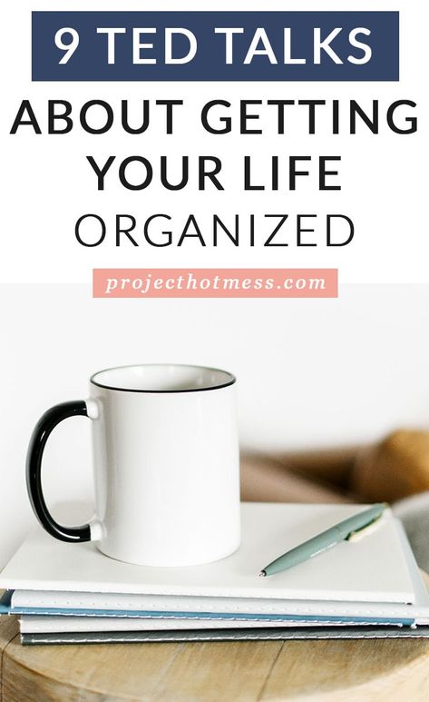 Inspirational Ted Talks, How To Be More Organized, Mental Health First Aid, Ted Talk, Organizing Time, Get My Life Together, Daily Goals, Organization Planning, Heart Strings