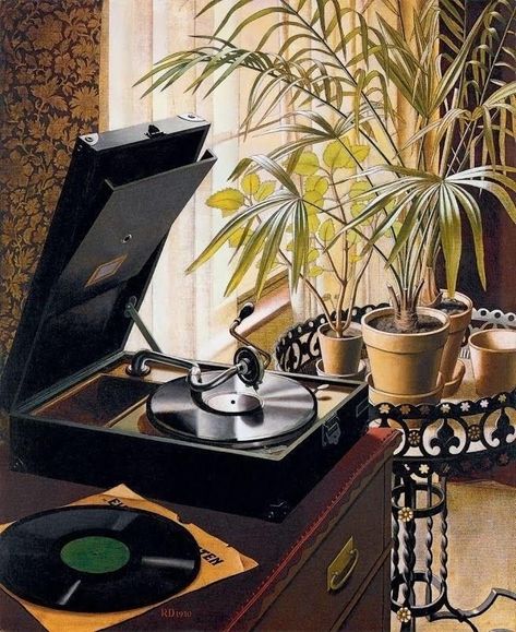 #art #artist #artistsoninstagram #artificialintelligence #oilpaintings #music #shadow #plants Centre Pompidou Paris, George Grosz, August Sander, Vintage Record Player, Music Machine, Gold Book, Magic Realism, Record Players, Grandmas House