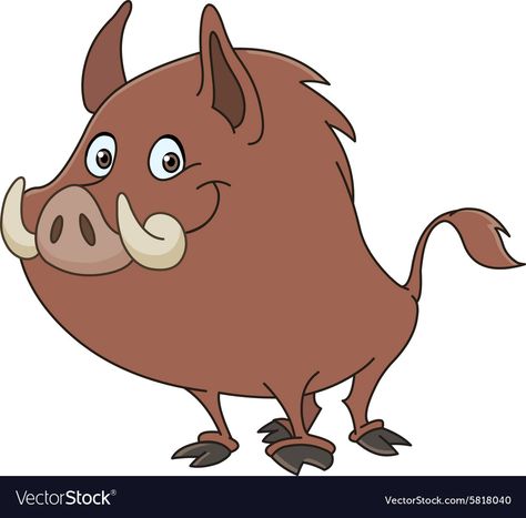 Wild boar Royalty Free Vector Image - VectorStock Wild Boar Drawing, Boar Drawing, Pig Clipart, Wild Pig, Pig Drawing, Vintage Advertising Art, Teddy Bear Clipart, Pig Art, Pig Cartoon